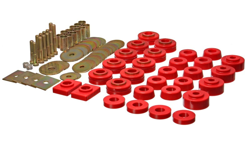 Energy Suspension Body Mount Set Red Buick Skylark All 1968-1972 3.4160R Photo - Primary