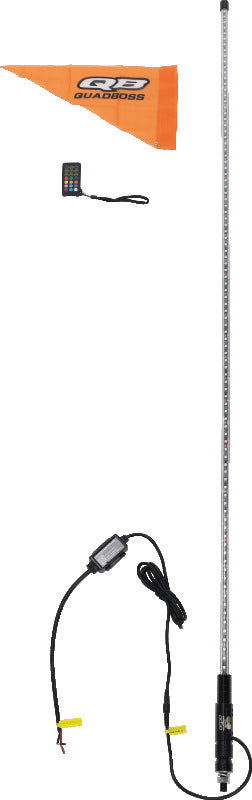 QuadBoss Qb 6Ft Clear Sngle Whip Bt 609666 609666 Photo - Primary