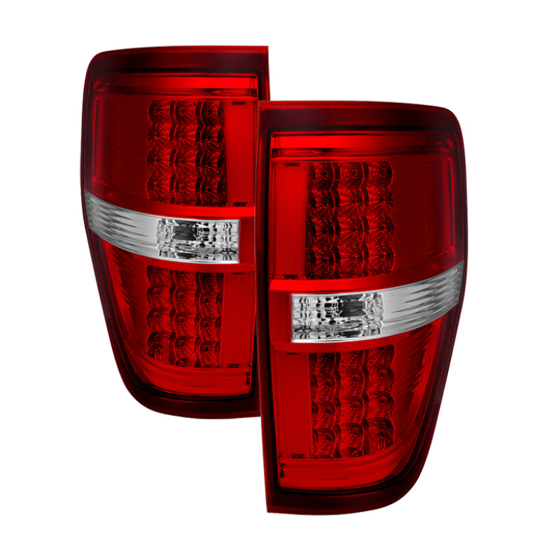 SPYDER Xtune Ford F150 09-14 LED Tail Lights Red Clear ALT-JH-FF15009-LED-RC 9032837 9032837 Photo - Primary