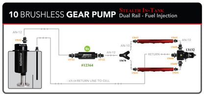 Aeromotive TVS Fuel Pump -In-Tank - Universal - BL Spur Gear 10.0 18385 18385 Product Specifications Sheet