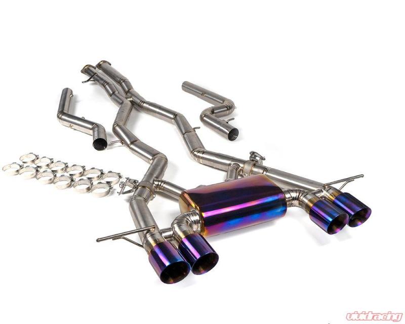 VR Performance BMW M3/M4 G8x Titanium Valvetronic Catback Exhaust With 102mm Tips VR-G80-170T