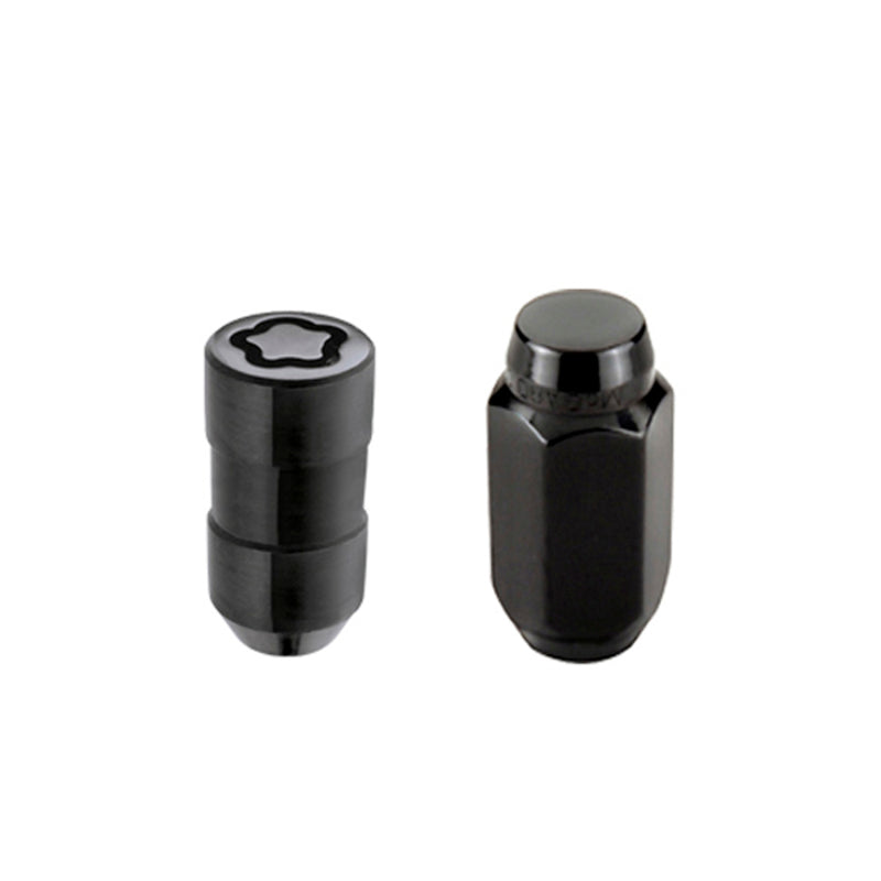 McGard 5 Lug Hex Install Kit w/Locks (Cone Seat Nut) M14X1.5 / 22mm Hex / 1.635in. Length - Black 84527 84527 Photo - Primary