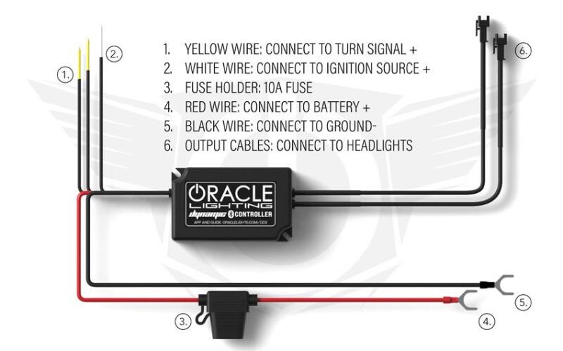 ORACLE Lighting Oracle 15-17 Ford F-150 Dynamic RGB+A Pre-Assembled Headlights Halogen - Black Edition - ColorSHIFT 8201-332 8201-332 Installation Instructions