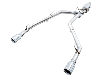 AWE Tuning 09-18 RAM 1500 5.7L (w/o Cutout) 0FG Dual Rear Exit Cat-Back Exhaust - Chrome Silver Tips 3015-32101 3015-32101 Photo - Primary