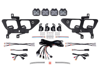 Diode Dynamics 21-22 Ford F-150 SS3 LED Fog Pocket Kit - White Pro DD7312 DD7312 Photo - Primary