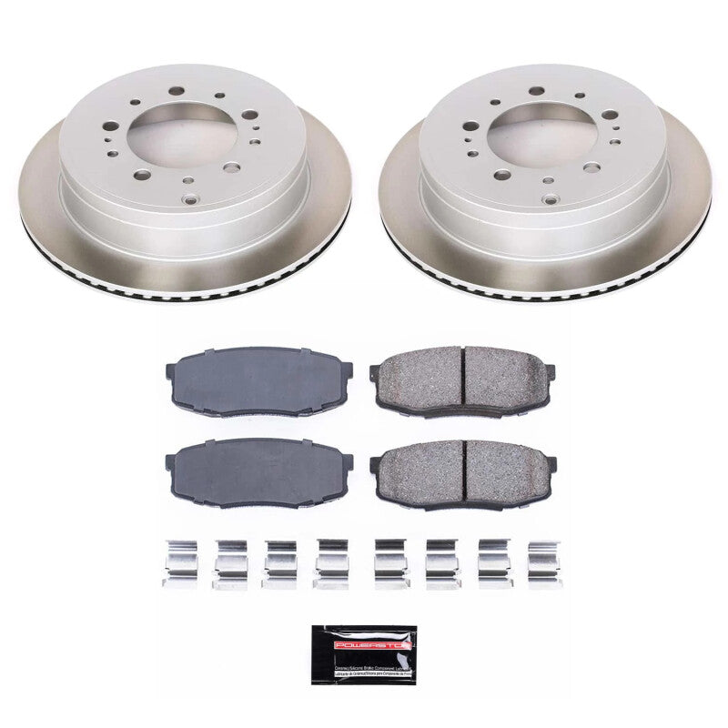 PowerStop Power Stop 07-21 Toyota Tundra Rear Semi-Coated Rotor Kit SC3073 SC3073 Photo - Primary