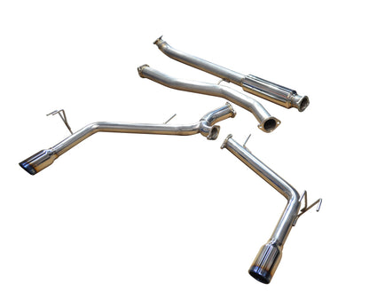 Injen 16-20 Honda Civic 1.5L Turbo 4Cyl (Sedan) 63mm SS Cat-Back Exhaust w/ Dual Burnt Titanium Tips SES1572TT SES1572TT Photo - out of package