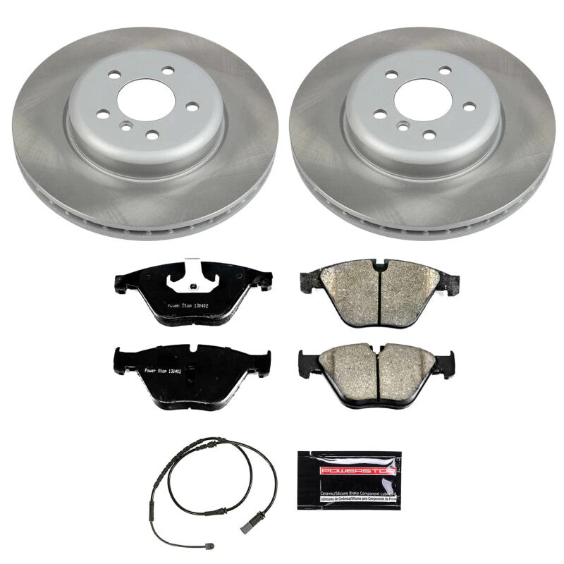 PowerStop Power Stop 12-16 BMW ActiveHybrid 5 Front Semi-Coated Rotor Kit SC6020 SC6020 Photo - Primary