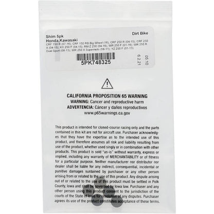 Hot Cams Shim Kits 5PK748325 5PK748325 Photo - Primary
