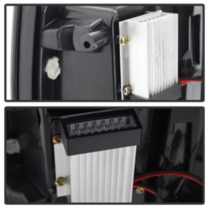 Spyder Ford F150 09-14 LED Tail Lights Black ALT-YD-FF15009-LED-BK 5008374 5008374 Photo - Unmounted