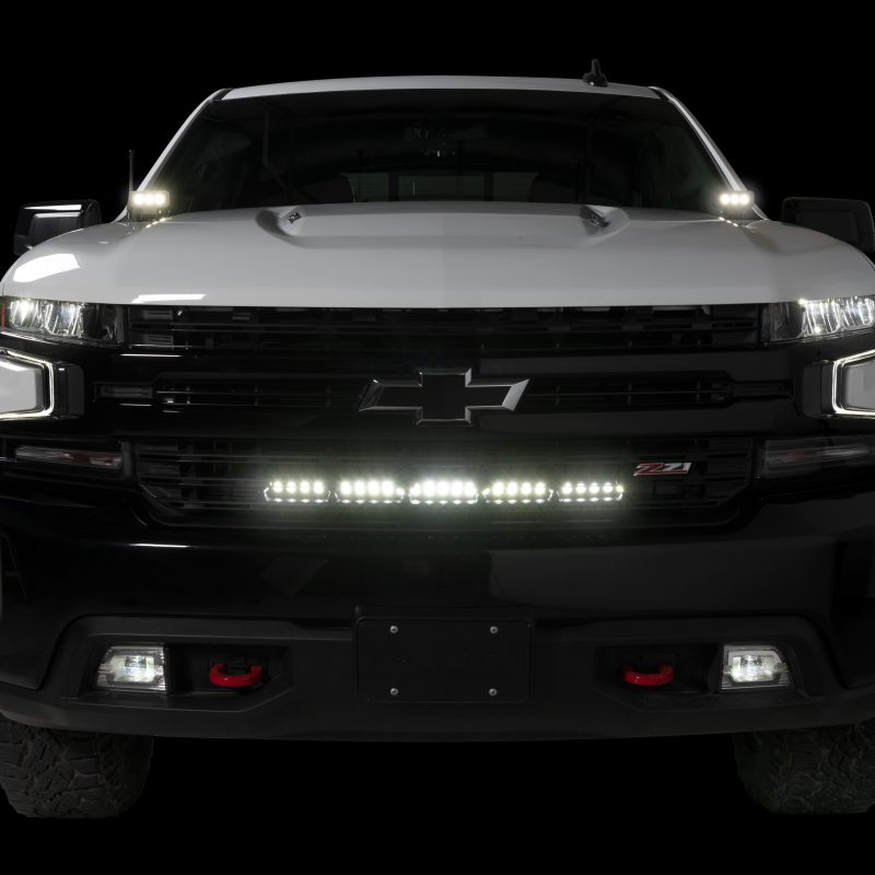 Putco 19-21 Chevy Silverado LD - Grille Brackets for PN 10030/11030 - 30in Curved 2221 2221 Photo - Primary