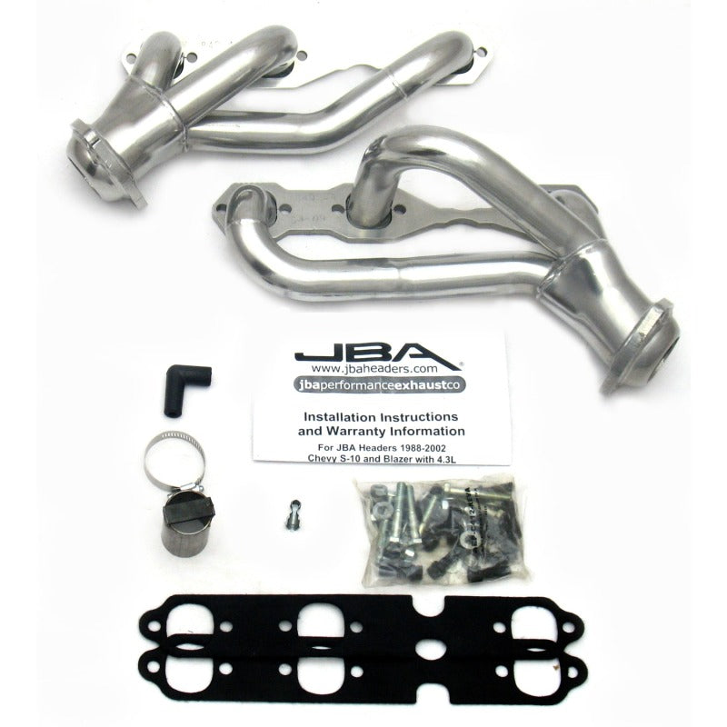 JBA GM S-Truck 4.3L V6 2WD 1-1/2in Primary Silver Ctd Cat4Ward Header 1840S-4JS 1840S-4JS Photo - Primary