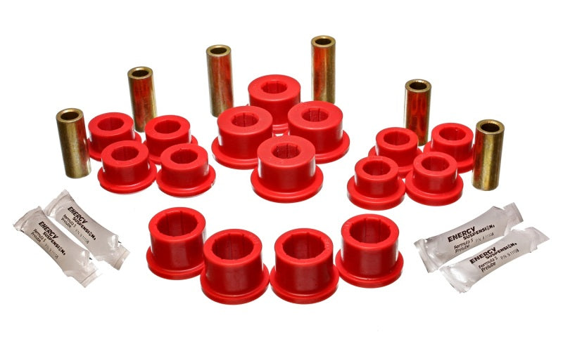 Energy Suspension Control Arm Bushing Set Red Mazda RX-8 All 2004-2007 11.3108R Photo - Primary