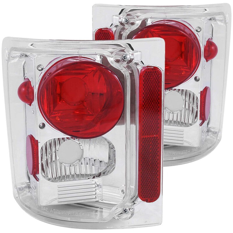 Anzo 1973-1987 Chevrolet C 10 Taillights Chrome 211014 Photo - Primary