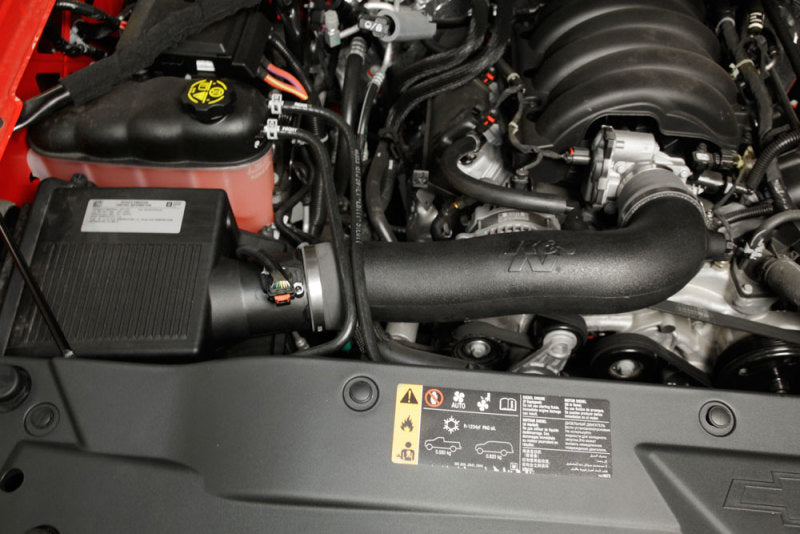 K&N Engineering K&N 17-18 Chevrolet Silverado V6-4.3L F/I 57 Series FIPK Performance Intake Kit 57-3103 57-3103 Photo - Mounted