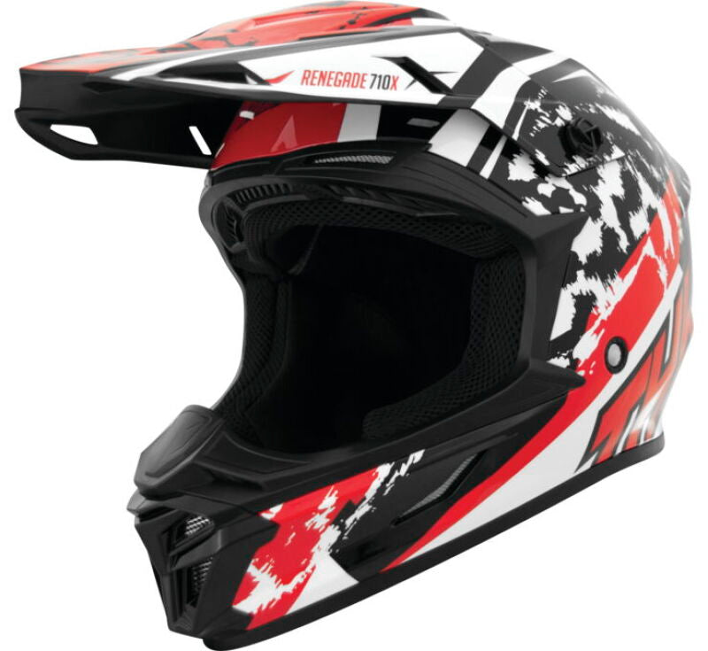 THH Helmets T710X Renegade Wht/Red Xs 646436 646436 Photo - Primary