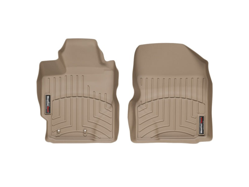 WeatherTech WT FloorLiner - Front - Tan Floor Mats Floor Mats - Rubber main image