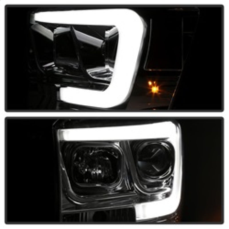 Spyder Dodge Ram 1500 06-08 V2 Projector Headlights - Light Bar DRL - Chrome (PRO-YD-DR06V2-LB-C) 5085290 5085290 Photo - Unmounted