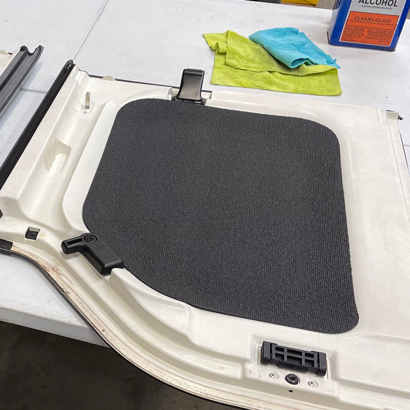 DEI 11-18 Jeep Wrangler JK 2-Door Boom Mat Headliner - 4 Piece - Black 50138 50138 Photo - lifestyle view