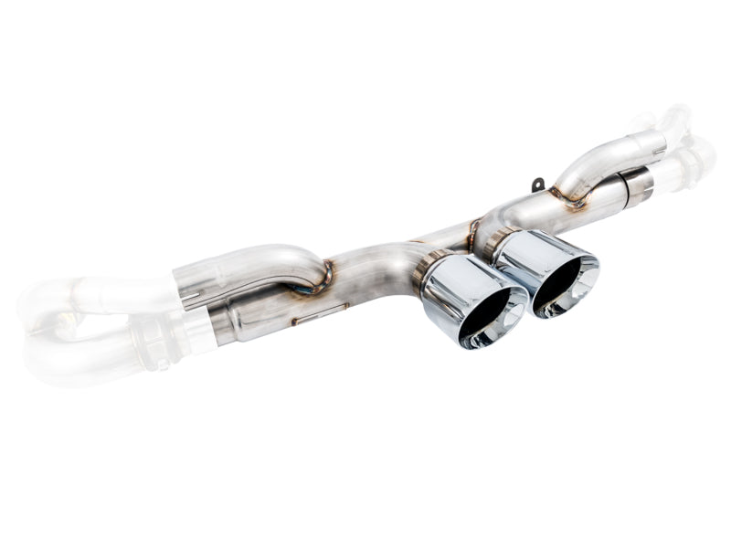 AWE Tuning Porsche 991 GT3 / RS Center Muffler Delete - Chrome Silver Tips 3010-32036 3010-32036 Photo - Primary