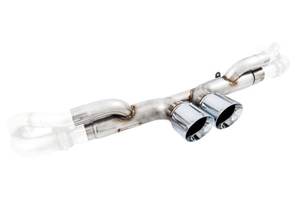 AWE Tuning Porsche 991 GT3 / RS Center Muffler Delete - Chrome Silver Tips 3010-32036 3010-32036 Photo - Primary