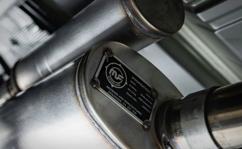 Magnaflow 07-18 Jeep Wrangler JK Overland Series Axle-Back Exhaust System 19668 19668 Photo - Mounted