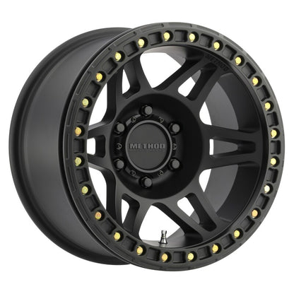 Method Race Wheels MR106 Beadlock Wheel Matte Black 17x9 -44 6x5.5 MR10679060544B Photo - Primary