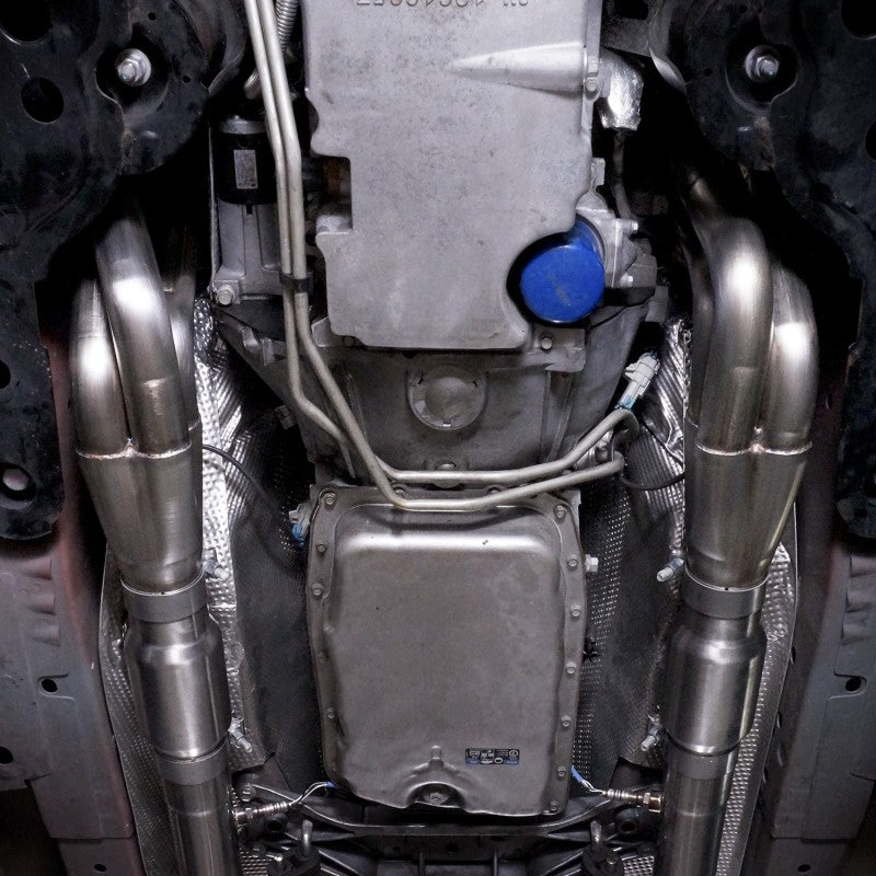 Stainless Works 08-09 Pontiac G8 GT Headers 1-7/8in Primaries 3in Leads Performance Connect w/ Cats PG8HCATST PG8HCATST Photo - Mounted