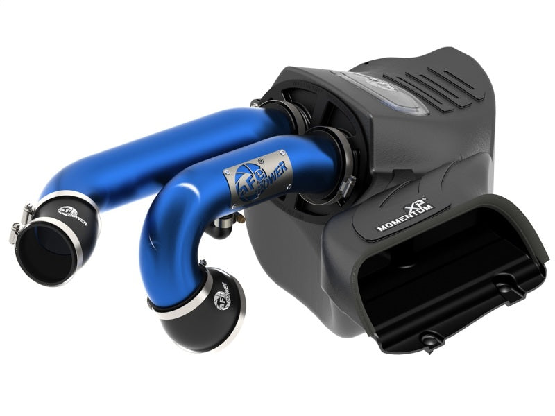 aFe Momentum XP Pro 5R Cold Air Intake System w/ 3 in Blue Intake Tubes 54-73120-L Photo - Unmounted