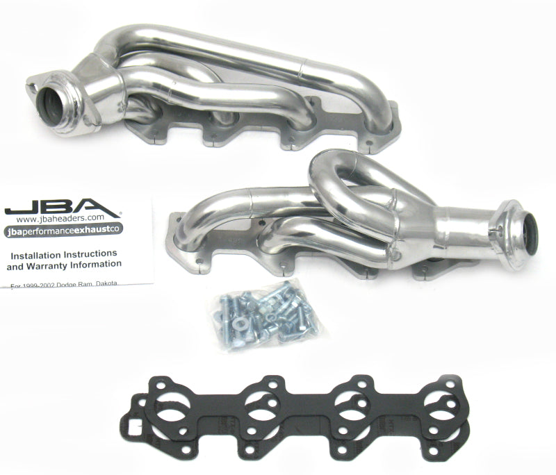 JBA 00-03 Dodge 4.7L PowerTech 1-1/2in Primary Silver Ctd Cat4Ward Header 1949SJS 1949SJS Photo - Primary