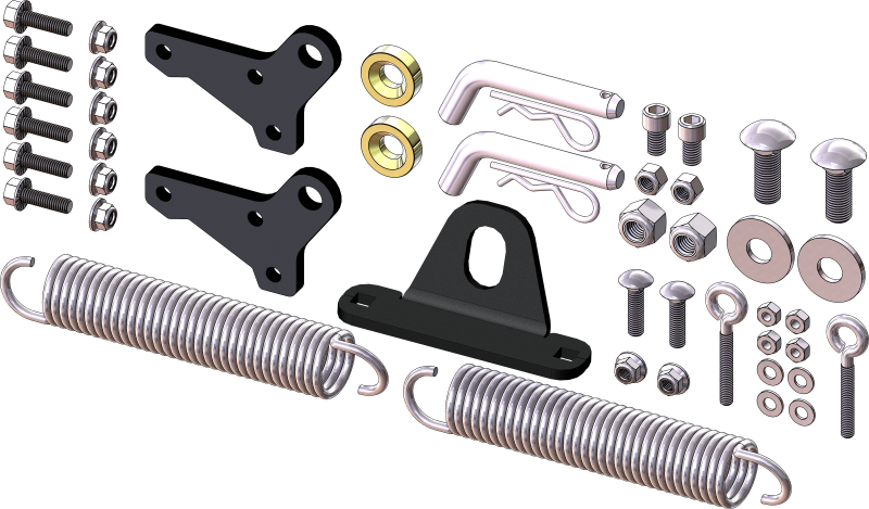KFI Replacement UTV Pro 2.0 Push Tube Parts Kit 106315-R 106315-R Photo - Primary