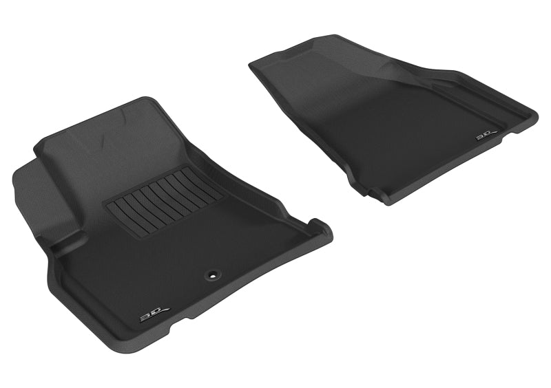 3D MAXpider 2008-2017 Buick/Chevrolet/GMC Enclave/Traverse/Acadia Kagu 1st Row Floormat - Gray L1BC02211501 L1BC02211501 Photo - Primary