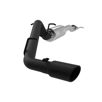 MBRP 17+ Chevrolet Colorado 2.5L/3.6L 3in Cat Back Single Side Exit w/ 4in S5090BLK Photo - Primary
