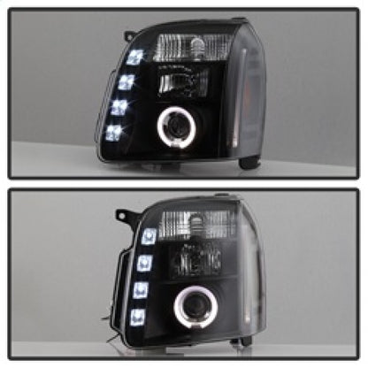 Spyder GMC Yukon 07-14/GMC Yukon Denali 07-14Projector Headlights LED Halo LED Blk PRO-YD-GY07-HL-BK 5029331 5029331 Photo - Unmounted