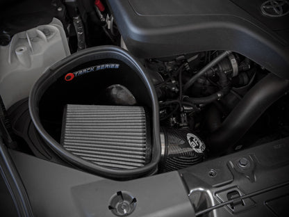 aFe 19-22 BMW Z4 30i 2.0L (t) Track Series Carbon Fiber Cold Air Intake System w/ Pro DRY S Filter 57-10026D 57-10026D Photo - Mounted