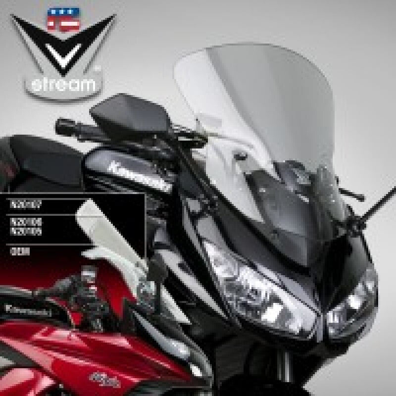 National Cycle 11-16 Kawasaki Z1000SX Ninja 1000 V Stream/ Wave Low Windshield-Clear Light-Tint N20106 N20106 User 1