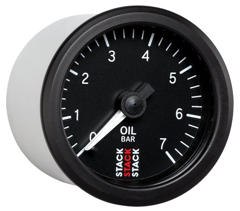Autometer Stack Instruments 52mm 0-7 BAR M10 (M) Mechanical Oil Pressure Gauge - Black ST3101 ST3101 User 5