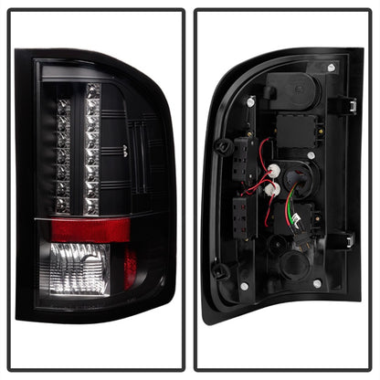 Spyder Chevy Silverado 07-13 LED Tail Lights Blk ALT-YD-CS07-LED-BK 5001771 5001771 Photo - Unmounted