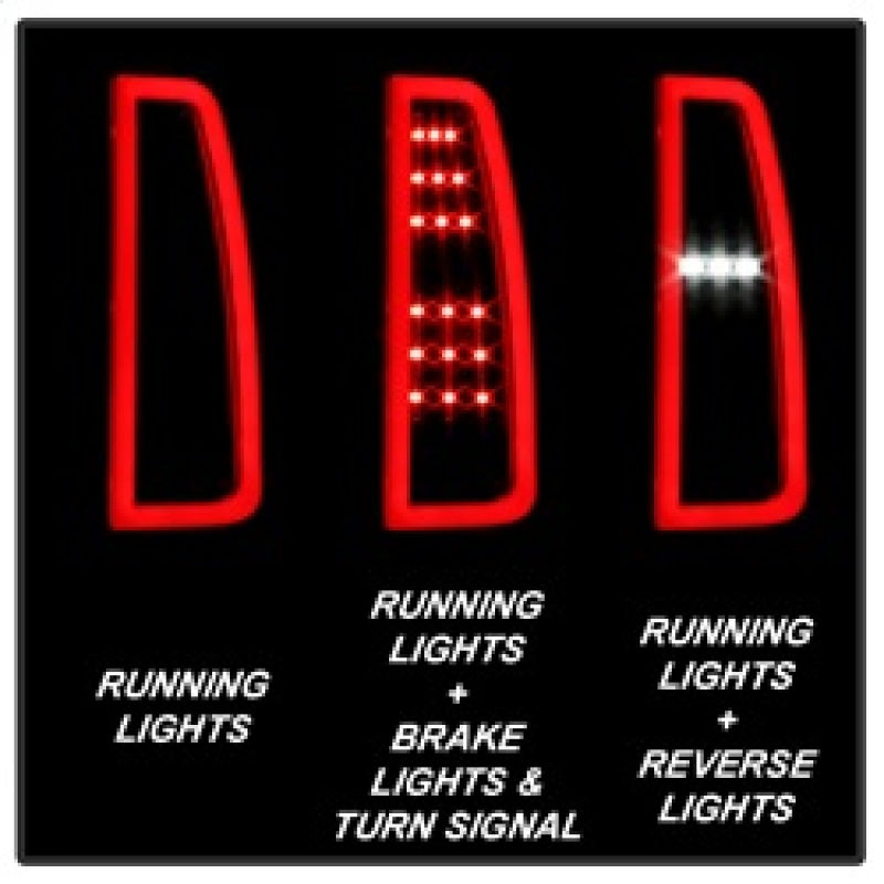 Spyder Chevy Tahoe / Suburban 15-17 LED Tail Lights - Black Smoke (ALT-YD-CTA15-LED-BSM) 5085078 5085078 Photo - Unmounted