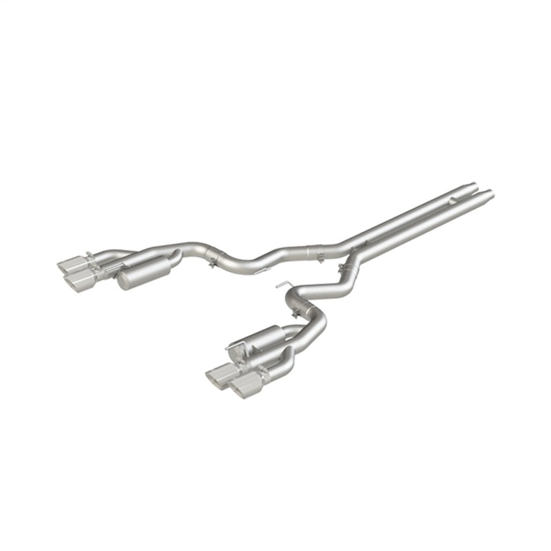 MBRP 18-  Mustang 5.0L 3in Ca t Back Exhaust Quad Dual MBRS7207AL S7207AL Photo - Primary