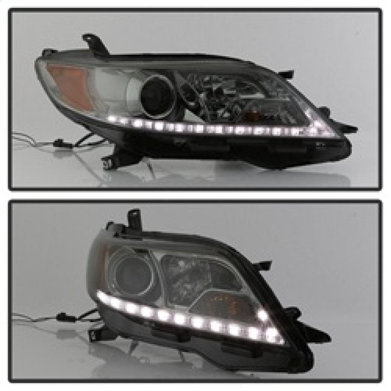 Spyder 11-14 Toyota Sienna Projector Headlights - DRL LED - Smoke PRO-YD-TSEN11-DRL-SM 5083999 5083999 Photo - Unmounted