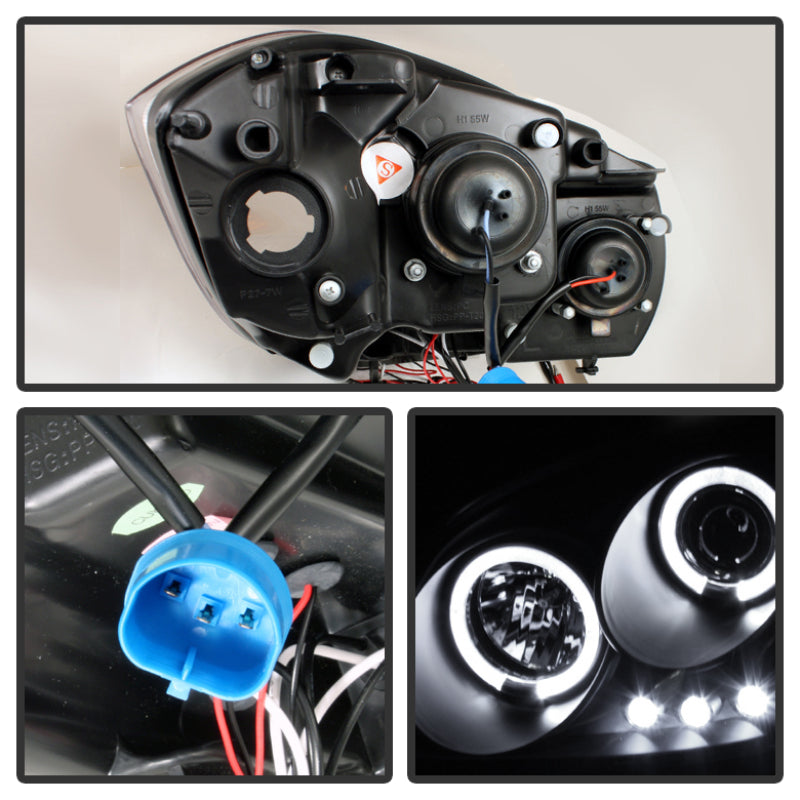 Spyder Chevy Cobalt 05-10 Projector Headlights LED Halo LED Blk Smke PRO-YD-CCOB05-HL-BSM 5078285 5078285 User 1