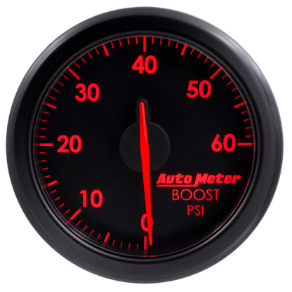 Autometer 2-1/16" Boost, 0-60 Psi, Airdrive, Black 9160-T User 3