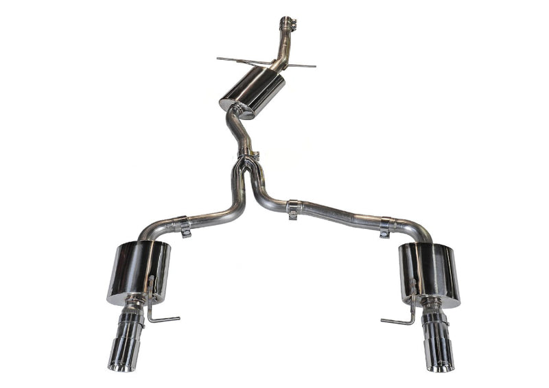 AWE Tuning Audi B8 A4 Touring Edition Exhaust - Dual Outlet Polished Silver Tips 3015-32030 3015-32030 Photo - Primary