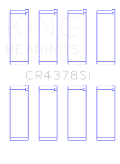 King Engine Bearings Hyundai G4Hc/G4Hg Epsilon/(Size +0.75mm) Connecting Rod Bearing Set CR4378SI0.75 CR4378SI0.75 Photo - Primary