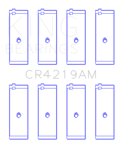 King Engine Bearings King Toyota 1RZ Connecting Rod Bearing Set CR4219AM CR4219AM Photo - Primary