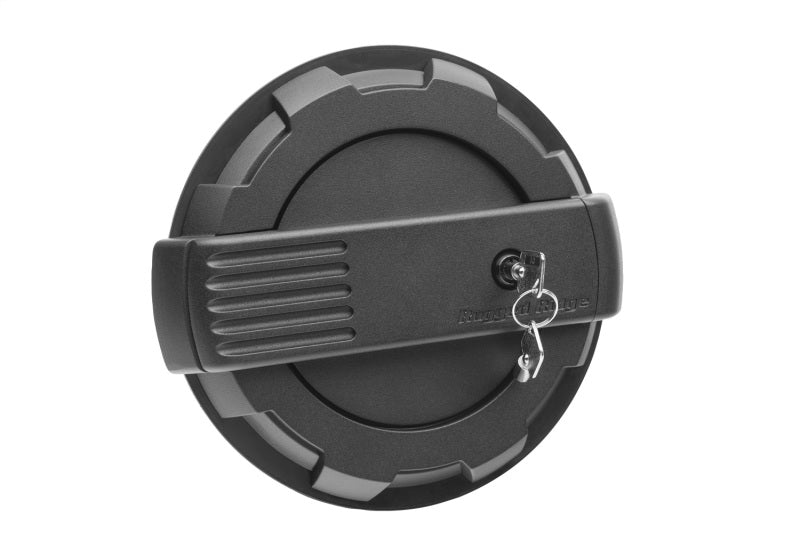 Rugged Ridge 19-23 Jeep Wrangler JL Elite Locking Fuel Door - Black 11425.17