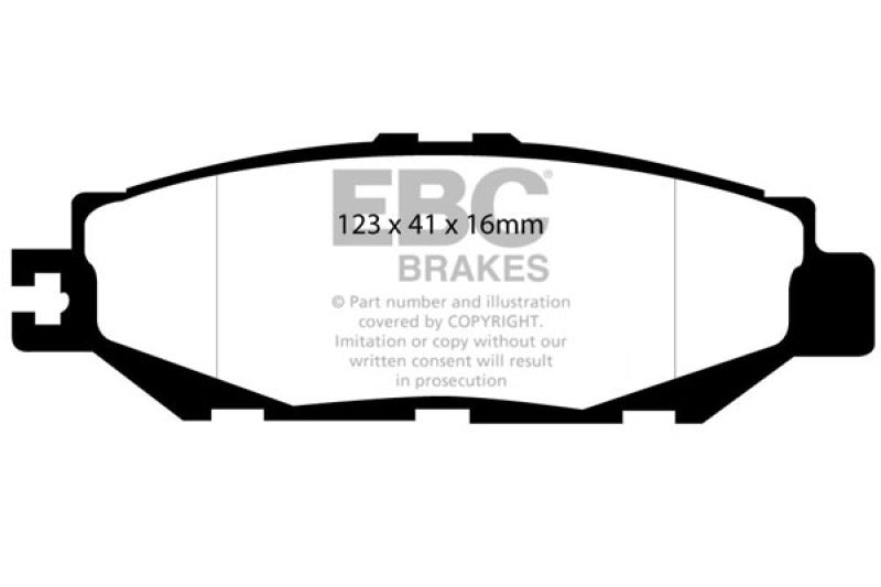 EBC Disc Brake Pad Set DP41008R Photo - Primary