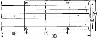 Hella Combination Rearlight 2Sd H24986001 H24986001 Technical Drawing