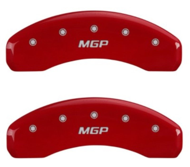 MGP 2 Caliper Covers MGP Red Finish Silver Characters 2018 Chevrolet Tahoe 14254RMGPRD 14254RMGPRD User 1